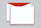 Boxed Thank You Notes by Crane (Red Bordered)