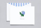 Boxed Thank You Notes by Crane (Engraved Hydrangea)