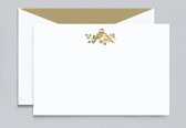 Boxed Correspondence Cards by Crane (Engraved Love Birds)
