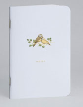 Non-Personalized Notebooks by Crane (Engraved Love Birds)