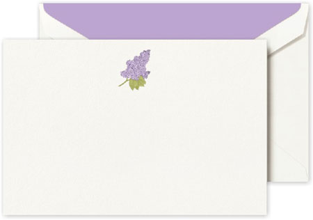 Boxed Correspondence Cards by Crane (Engraved Lilac) Boxed Correspondence Cards by Crane (Engraved Lilac)