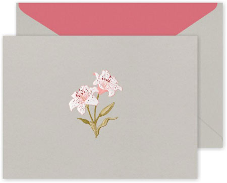 Boxed Thank You Notes by Crane (Engraved Lily) Boxed Thank You Notes by Crane (Engraved Lily)