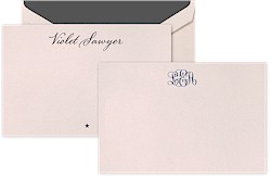 Crane & Co. - Perfectly Personalized Flat Cards (Light Pink Horizontal Card - 2022)