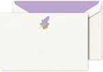 Boxed Correspondence Cards by Crane (Engraved Lilac)