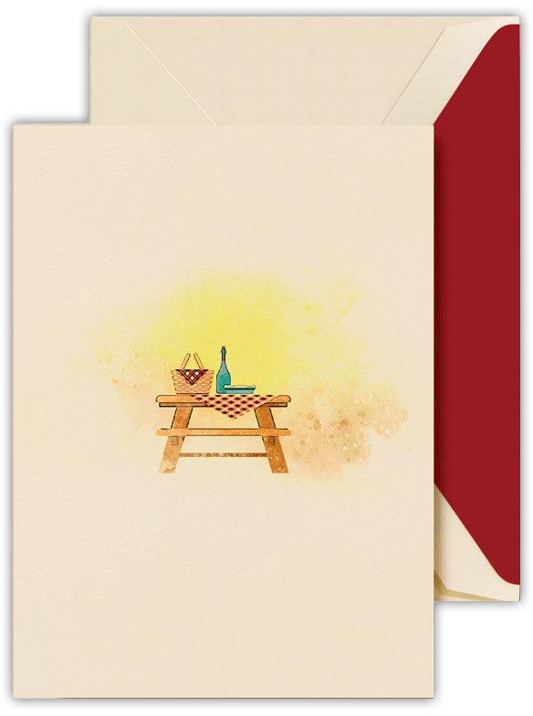 Boxed Thank You Notes by Crane (Perfect Day Backyard Picnic) More Than Paper