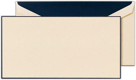 Boxed Correspondence Cards by Crane (Navy Bordered Monarch Ecru) Boxed Correspondence Cards by Crane (Navy Bordered Monarch Ecru)