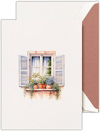 Boxed Folded Notes by Crane (White Shutters) Boxed Folded Notes by Crane (White Shutters)