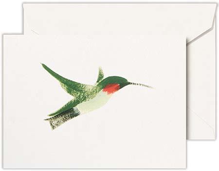 Boxed Folded Notes by Crane (Brushstroke Hummingbird) Boxed Folded Notes by Crane (Brushstroke Hummingbird)