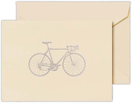 Boxed Folded Notes by Crane (Engraved Racing Bike) Boxed Folded Notes by Crane (Engraved Racing Bike)