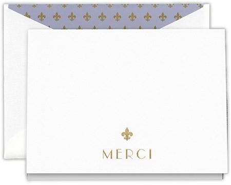 Boxed Folded Notes by Crane ("Merci" Thank You) Boxed Folded Notes by Crane ("Merci" Thank You)