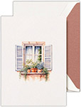 Boxed Folded Notes by Crane (White Shutters)