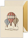Boxed Folded Notes by Crane (Engraved Hot Air Balloons)