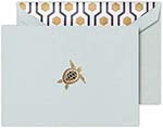 Boxed Folded Notes by Crane (Engraved Sea Turtle)