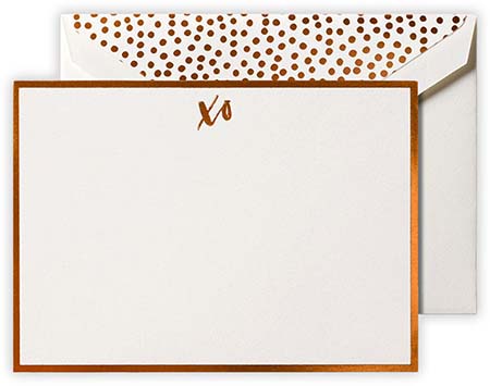 Boxed Correspondence Cards by Crane (Hugs And Kisses Foil Bordered Card) Boxed Correspondence Cards by Crane (Hugs And Kisses Foil Bordered Card)