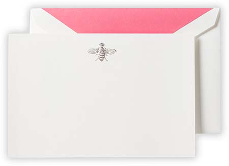 Boxed Correspondence Cards by Crane (Engraved Majestic Bee) Boxed Correspondence Cards by Crane (Engraved Majestic Bee)