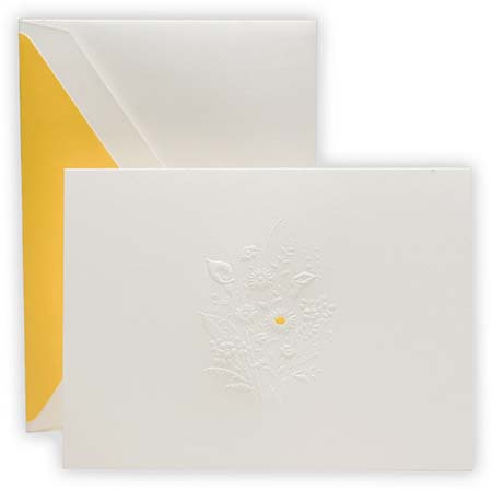 Boxed Folded Notes by Crane (Blind Embossed Flowers) Boxed Folded Notes by Crane (Blind Embossed Flowers)