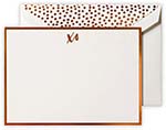 Boxed Correspondence Cards by Crane (Hugs And Kisses Foil Bordered Card)