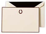 Boxed Correspondence Cards by Crane (Engraved Horseshoe)