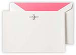Boxed Correspondence Cards by Crane (Engraved Majestic Bee)