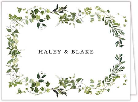 Stationery/Thank You Notes by Design by Laney - Greenery Stationery/Thank You Notes by Design by Laney - Greenery