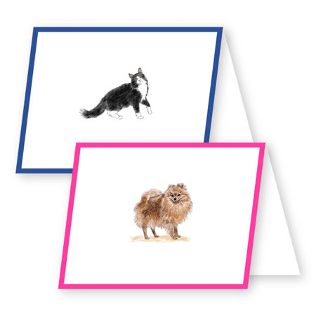 Choose-Your-Pet Foldover Stationery