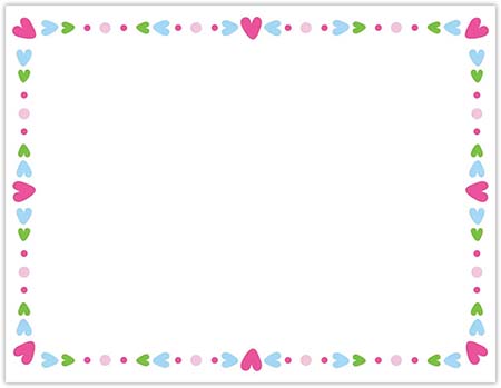 Stationery/Thank You Notes by Donovan Designs (Heart Border)