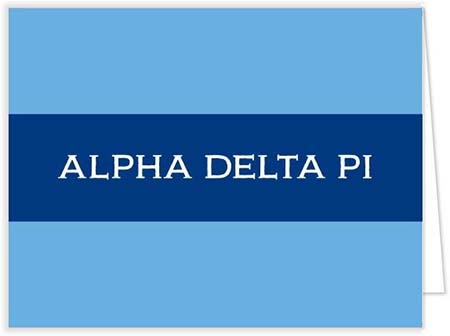 Sorority Stationery/Thank You Notes by Donovan Designs (Alpha Delta Pi)