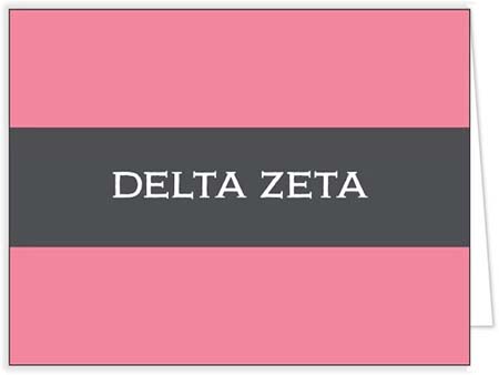 Sorority Stationery/Thank You Notes by Donovan Designs (Delta Zeta)