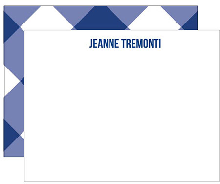 Stationery/Thank You Notes by Donovan Designs - Jeanne (Flat)