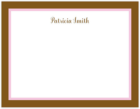Stationery/Thank You Notes by Donovan Designs - Patricia (Flat)