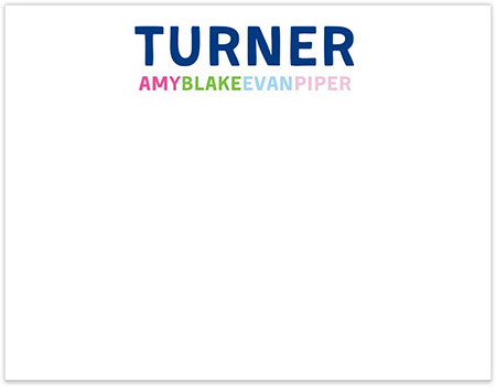 Stationery/Thank You Notes by Donovan Designs - Turner (Flat)