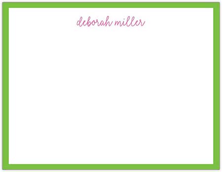 Stationery/Thank You Notes by Donovan Designs - Deborah (Flat - 1 Sided)