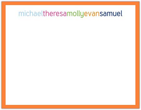 Stationery/Thank You Notes by Donovan Designs - Michael (Flat - 1 Sided)