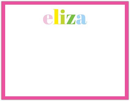 Stationery/Thank You Notes by Donovan Designs - Eliza (Flat - 1 Sided)