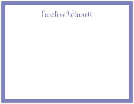 Stationery/Thank You Notes by Donovan Designs - Caroline (Flat - 1 Sided)