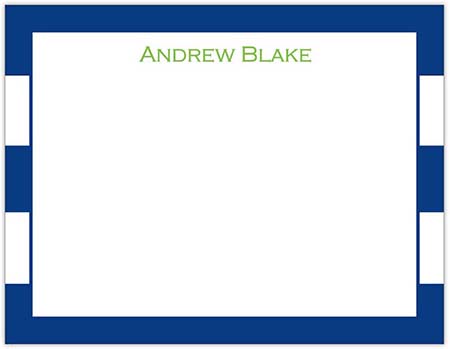 Stationery/Thank You Notes by Donovan Designs - Andrew (Flat - 1 Sided)