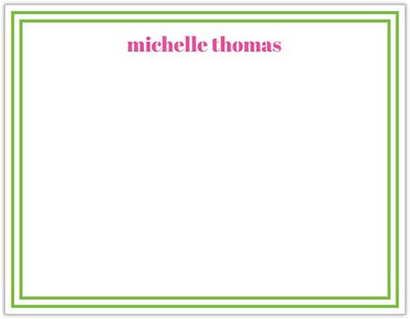 Stationery/Thank You Notes by Donovan Designs - Michelle (Flat - 1 Sided)