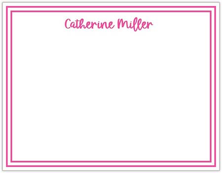 Stationery/Thank You Notes by Donovan Designs - Catherine (Flat - 1 Sided)