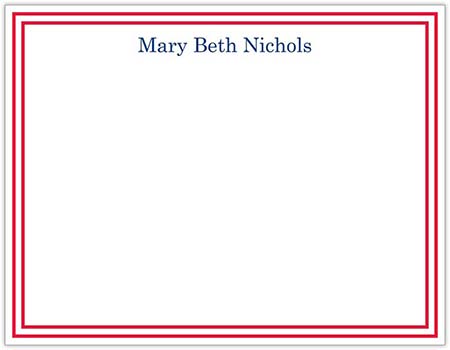Stationery/Thank You Notes by Donovan Designs - Mary Beth (Flat - 1 Sided)