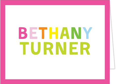 Stationery/Thank You Notes by Donovan Designs - Bethany (Folded)