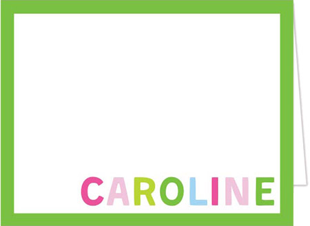 Stationery/Thank You Notes by Donovan Designs - Caroline (Folded)