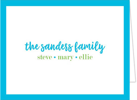 Stationery/Thank You Notes by Donovan Designs - Sanders (Folded)