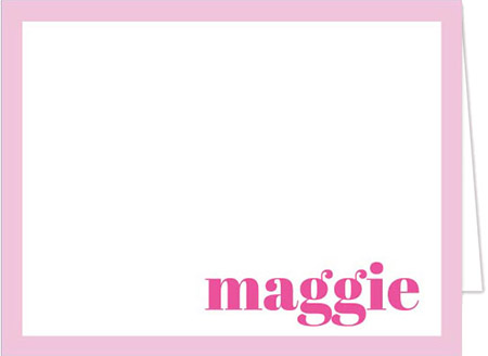 Stationery/Thank You Notes by Donovan Designs - Maggie - Lower (Folded)