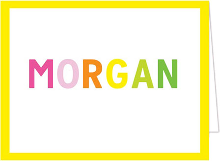 Stationery/Thank You Notes by Donovan Designs - Morgan (Folded)