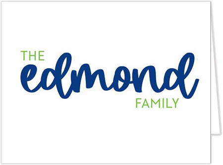 Stationery/Thank You Notes by Donovan Designs - Edmond (Folded)