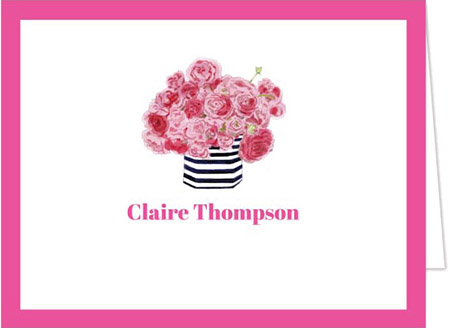 Stationery/Thank You Notes by Donovan Designs - Claire (Folded)