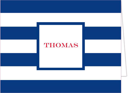 Stationery/Thank You Notes by Donovan Designs - Thomas (Folded)