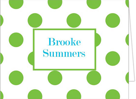 Stationery/Thank You Notes by Donovan Designs - Brooke (Folded)