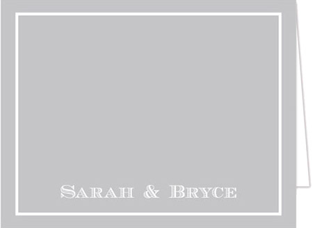 Stationery/Thank You Notes by Donovan Designs - Sarah (Folded)