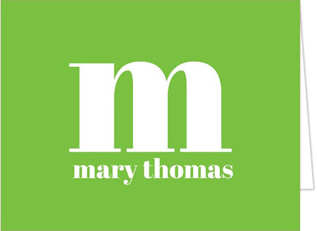 Stationery/Thank You Notes by Donovan Designs - Mary (Folded)